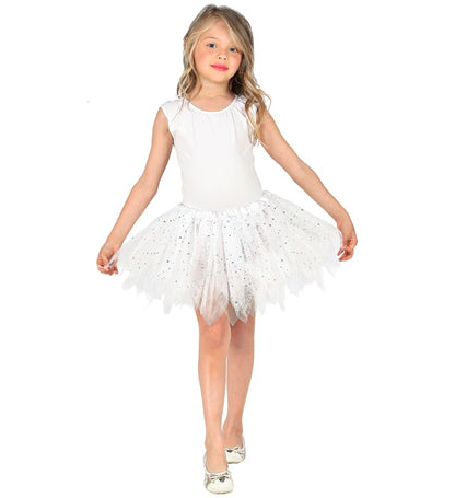 White Sparkling Tutu 30 Cm
