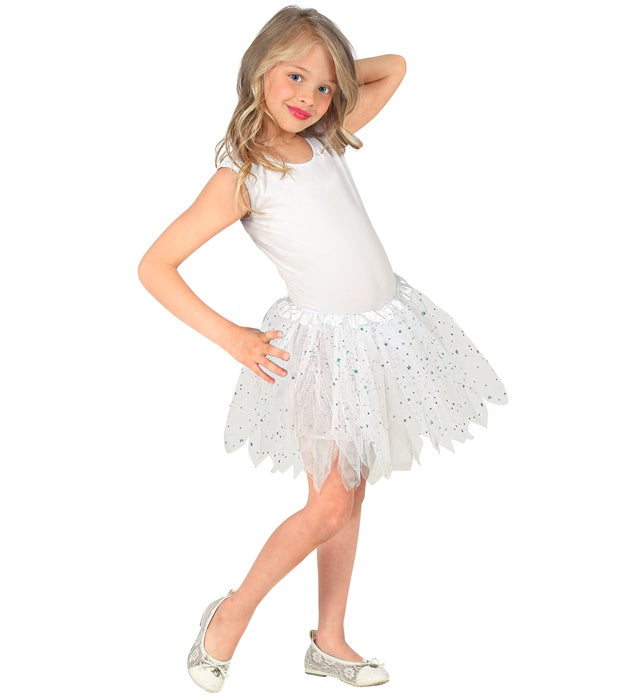 White Sparkling Tutu 30 Cm