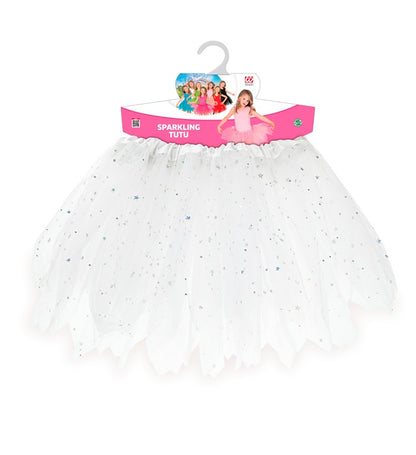 White Sparkling Tutu 30 Cm