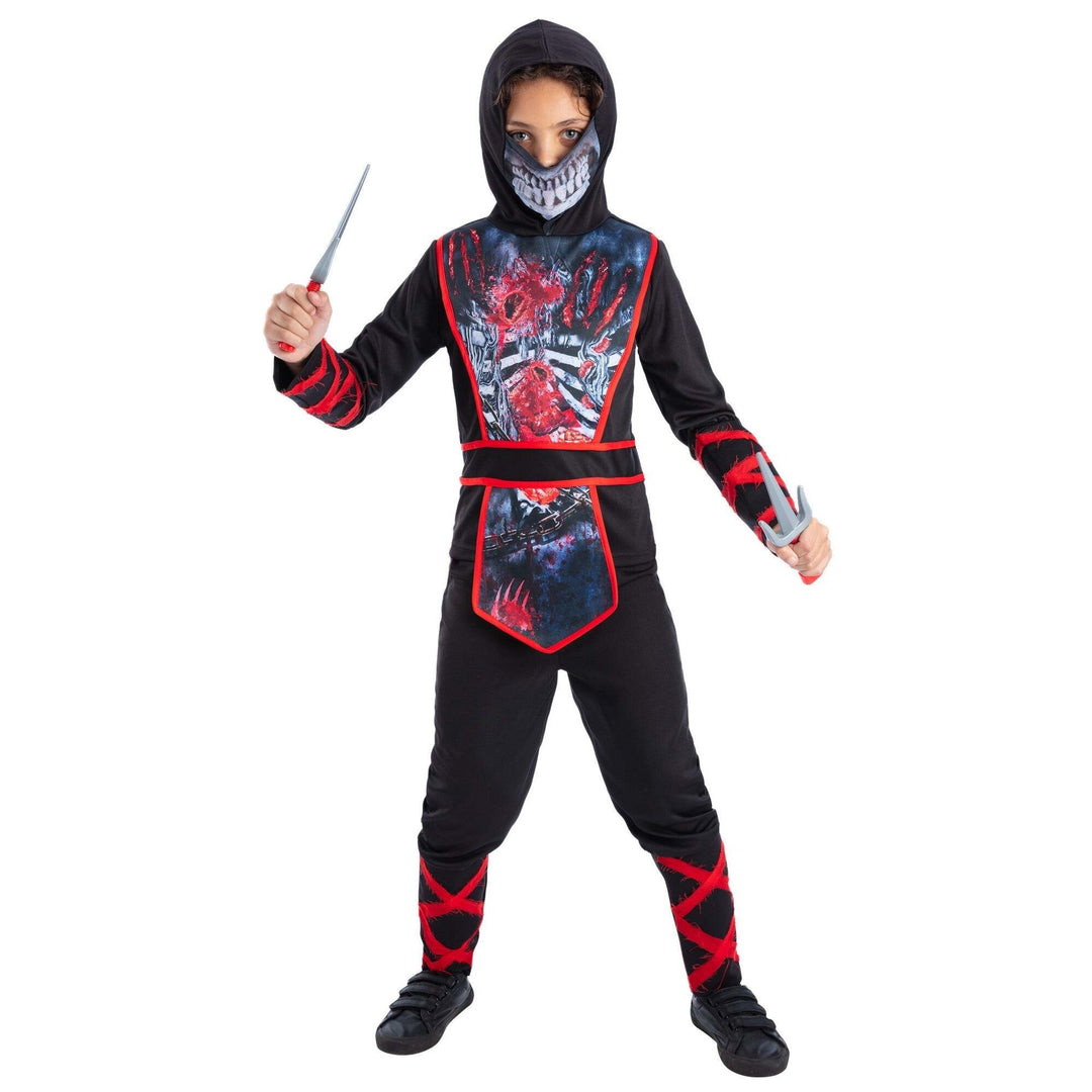 Zombie Ninja Costume Set for Kids 1