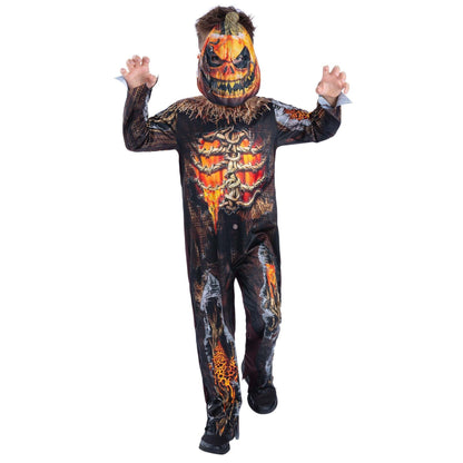 Evil Pumpkin Costume for Kids 1