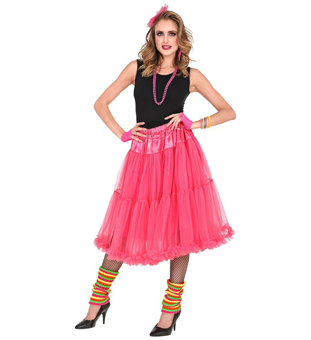 Pink Tulle Ruffle Skirt/Petticoat 65 Cm
