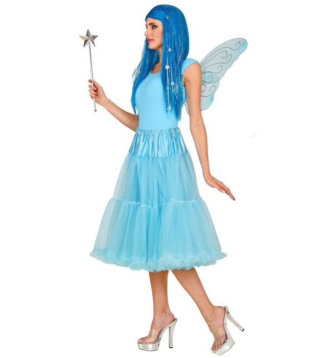 Azure Tulle Ruffle Skirt/Petticoat 65 Cm