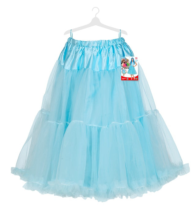 Azure Tulle Ruffle Skirt/Petticoat 65 Cm