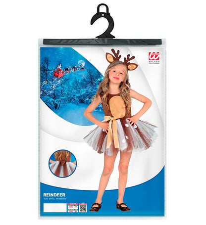 Reindeer  Tutu Dress, Headpiece 