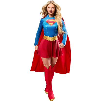 Supergirl Deluxe Costume Dress for Women