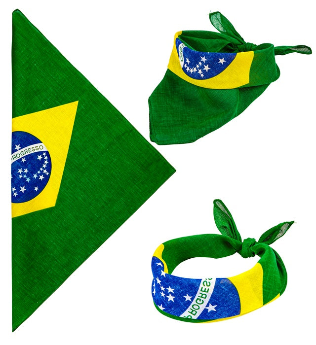 Brazil Bandana 55X55 Cm - 100% Cotton