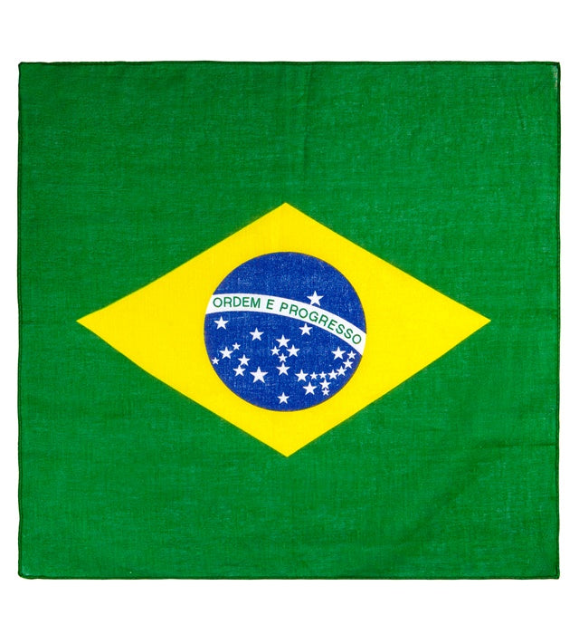Brazil Bandana 55X55 Cm - 100% Cotton