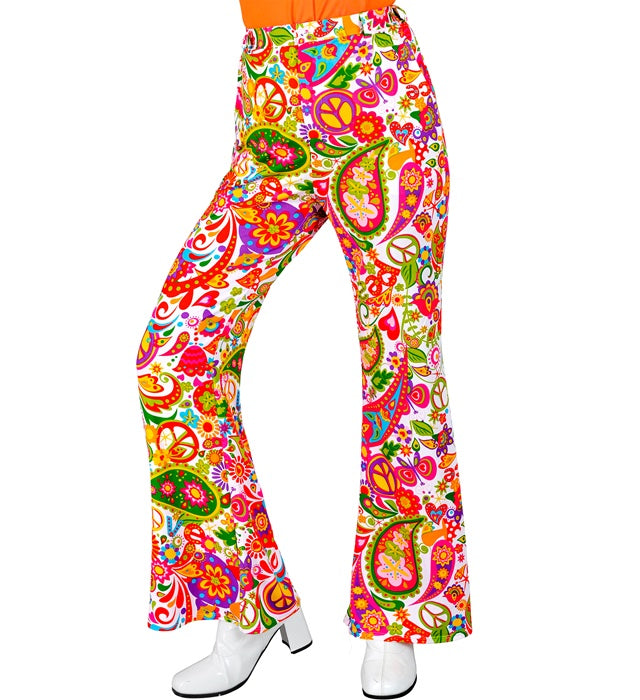 The 60S Fashion - Peace & Paisley  Pants 