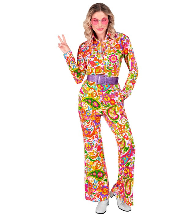 The 60S Fashion - Peace & Paisley  Pants 