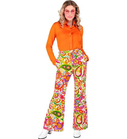 The 60S Fashion - Peace & Paisley  Pants 