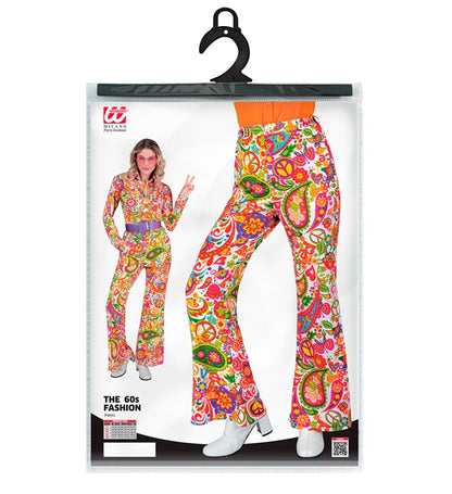 The 60S Fashion - Peace & Paisley  Pants 