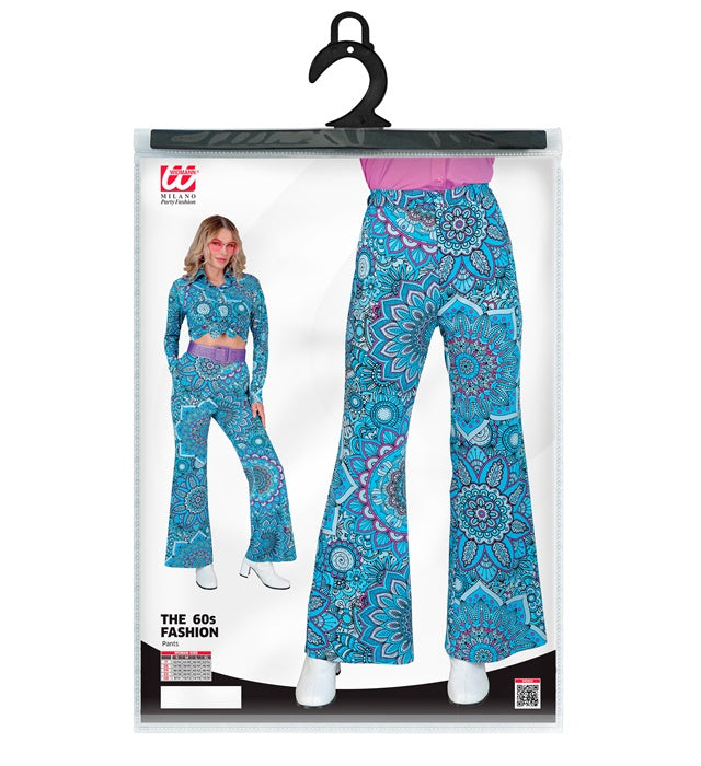 The 60S Fashion - Blue Mandala  Pants 