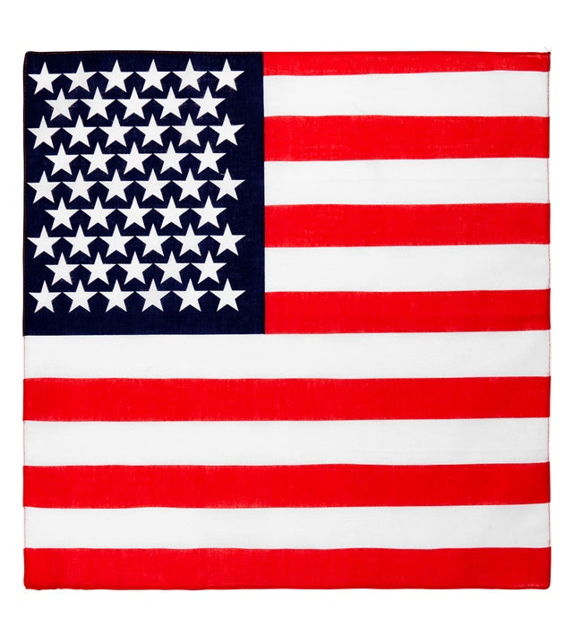 U.S.A. Bandana 55X55 Cm - 100% Cotton