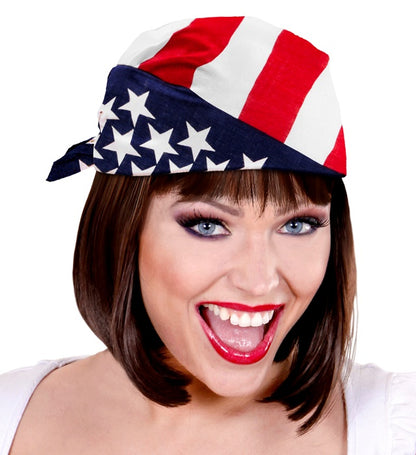 U.S.A. Bandana 55X55 Cm - 100% Cotton