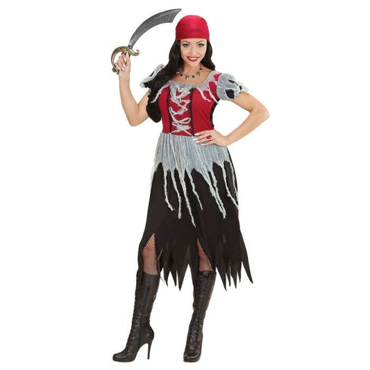 Pirate Girl  Dress, Bandana 