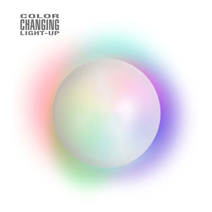 Color Changing Light-Up Crystal Ball 12,5 Cm 