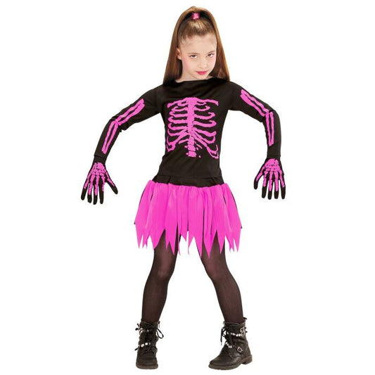 Ballerinia Skeleton  Shirt, Skirt, Gloves 
