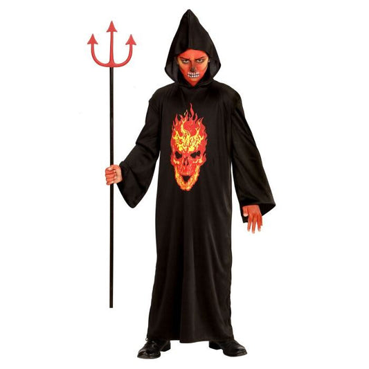 Skeleton Devil  Hooded Robe 