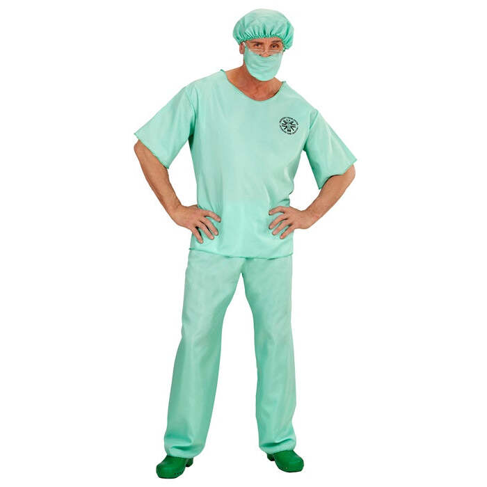 Emergency Room Doctor  Shirt, Pants, Hat, Face Mask 
