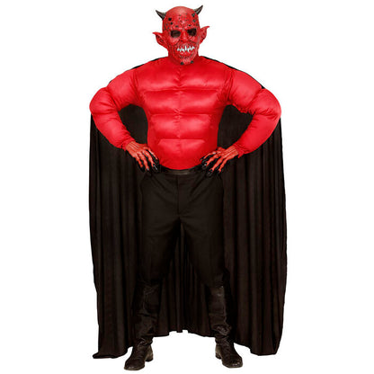 Devil  Muscle Shirt, Cape 