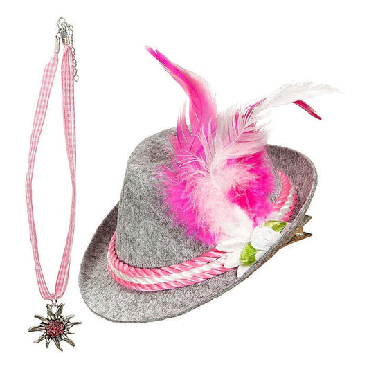 Bavarian  Mini Hat & Necklace 