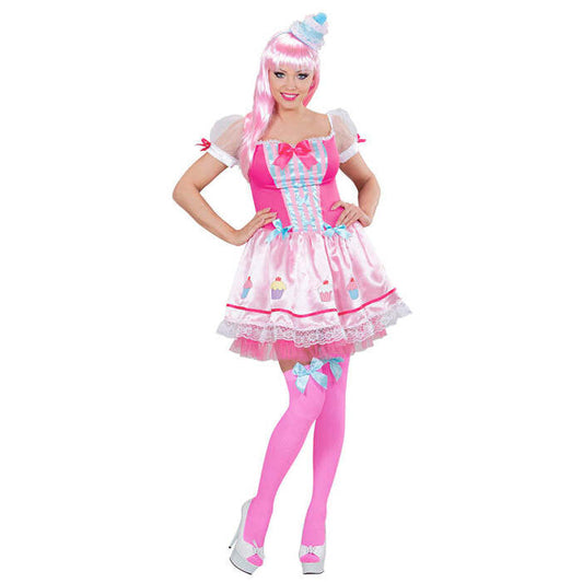 Cupcake Girl  Dress, Mini Hat 