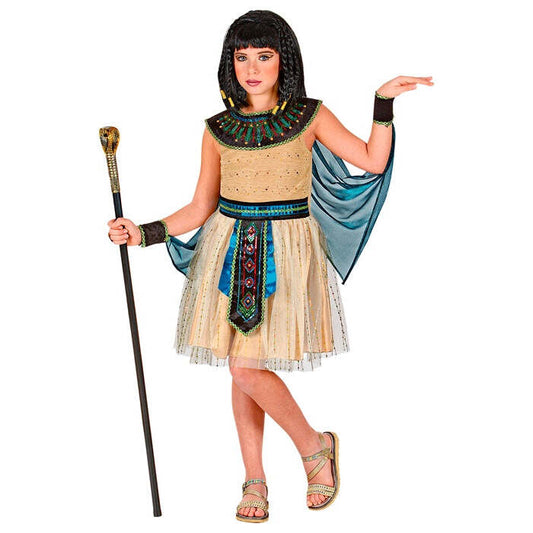 Egyptian Queen  Dress With Bracelets And Cape 