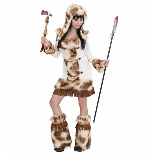 Weeko Indian Girl  Dress, Hood, Leg Warmers 