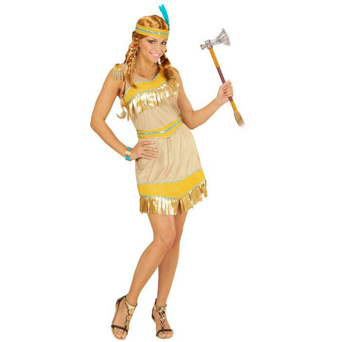 Indian  Dress, Belt, Headband 