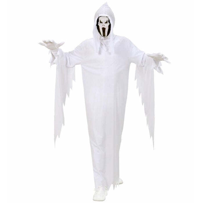 Ghost  Robe, Hooded Mask 