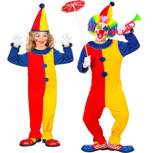 Clown  Jumpsuit, Hat 