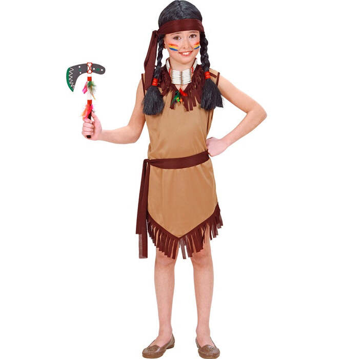 Indian Girl  Dress, Belt, Headband 