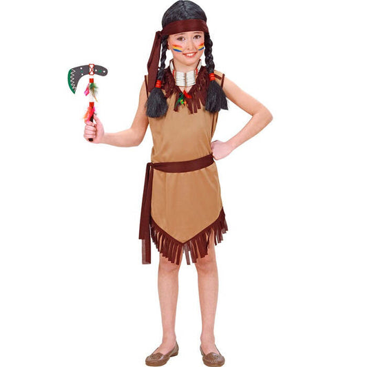 Indian Girl  Dress, Belt, Headband 
