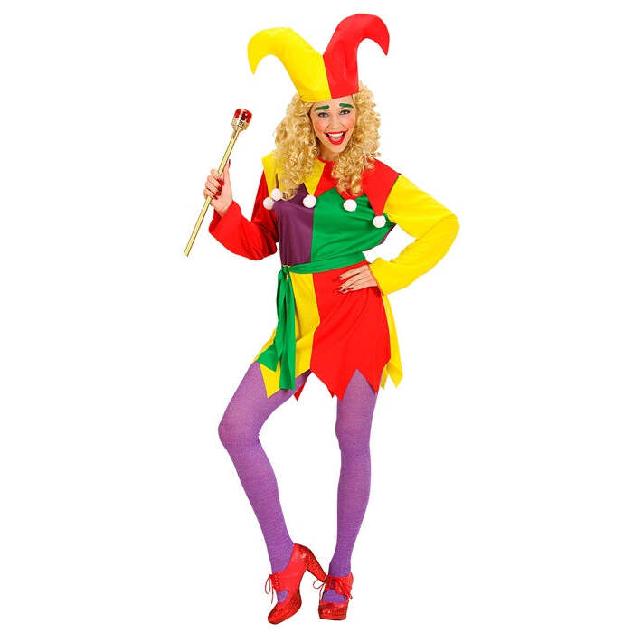 Jolly Jester  Dress, Belt, Hat 