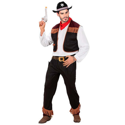 Cowboy  Shirt With Vest, Pants, Bandana 