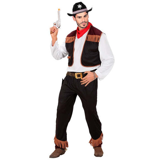 Cowboy  Shirt With Vest, Pants, Bandana 