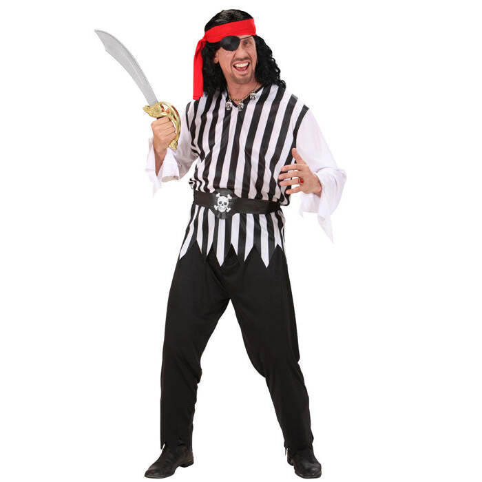 Pirate  Coat, Pants, Belt, Headband 