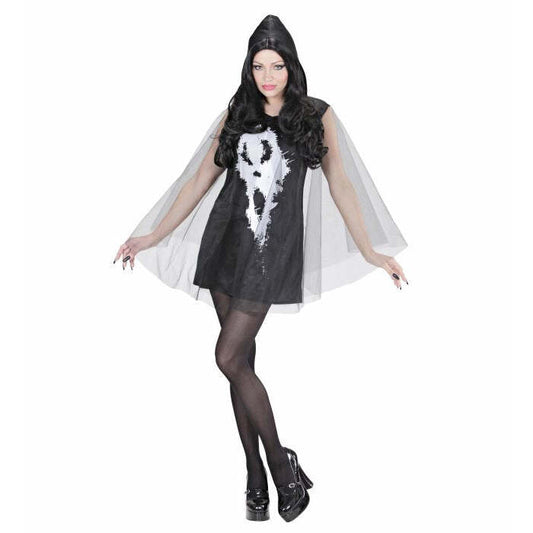 Screaming Ghost Lady  Hooded Dress, Poncho 