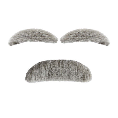 Old Man Set  Eyebrows & Moustache 