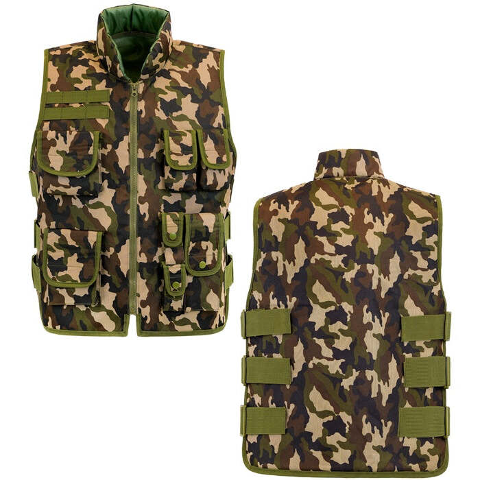 Camouflage Military Tactical Vest Child Size