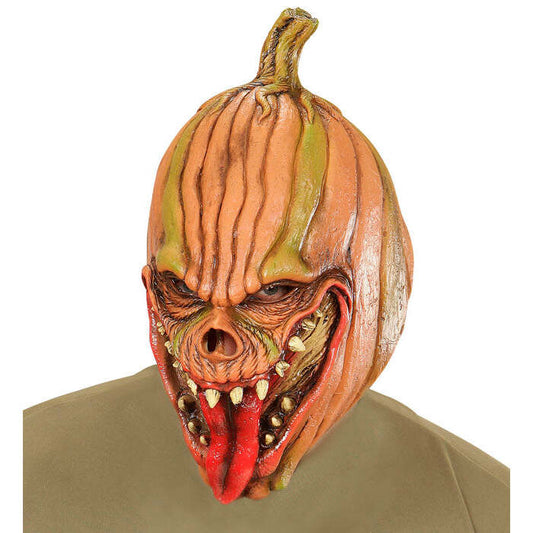 Evil Pumpkin 3/4 Mask