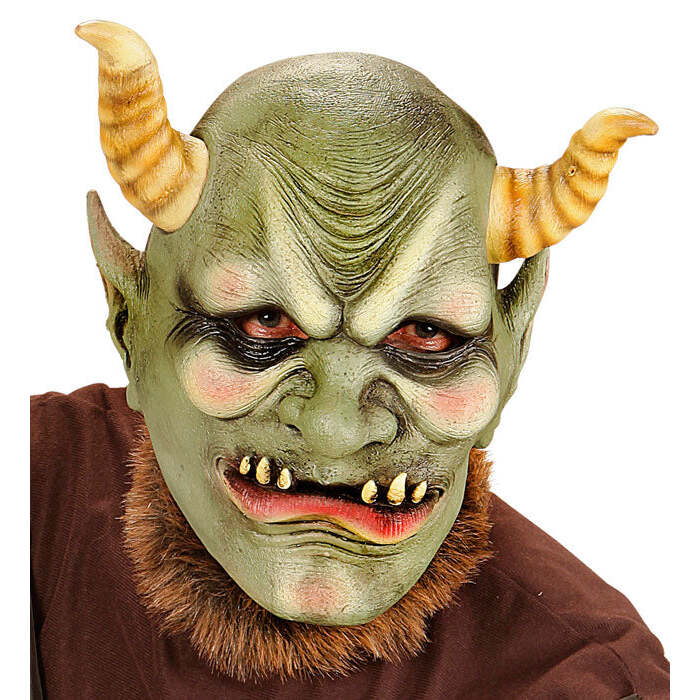 Evil Orc Full Head Mask