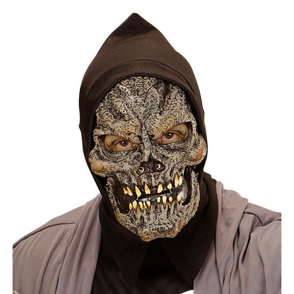 Grim Reaper Half Face Hooded Foamlatex Mask For Children