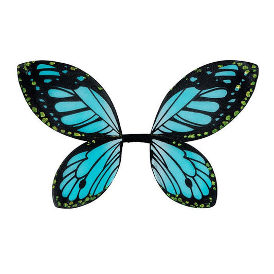 Black-Blue Butterfly Wings Childsize 66X38 Cm
