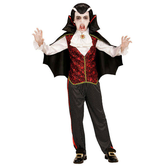 Vampire  Vest With Shirt And Jabot, Pants, Cape 