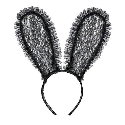 Black Lace Bunny Ears