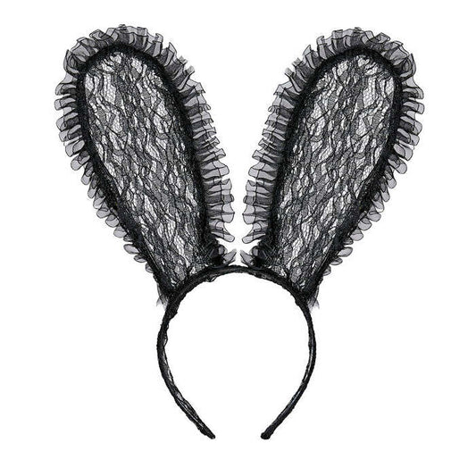 Black Lace Bunny Ears