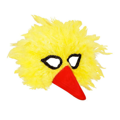 Yellow Bird Feather Mask