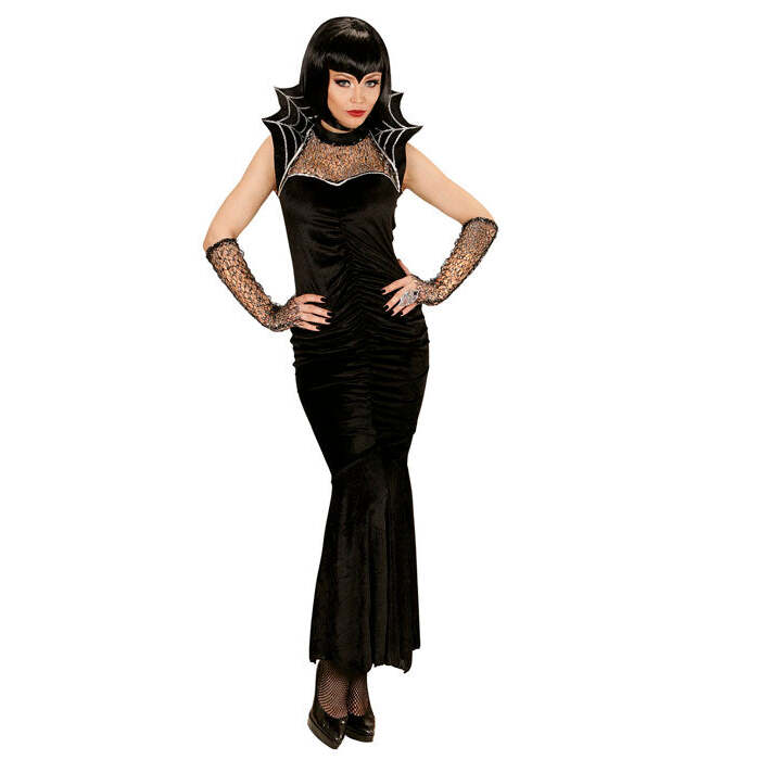 Spiderella  Dress, Fingerless Gloves 